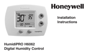 69-2794EFS-03 - HumidiPRO H6062 Programmable