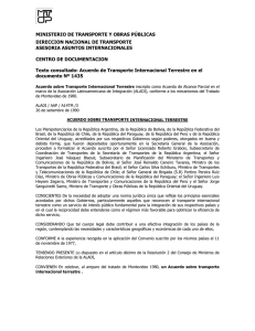 MINISTERIO DE TRANSPORTE Y OBRAS PÚBLICAS DIRECCION