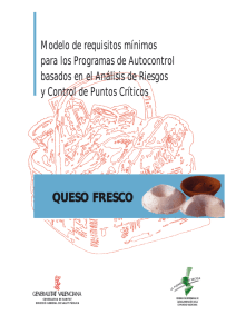 APPCC QUESO FRESCO. Guía y modelo de requisitos mínimos