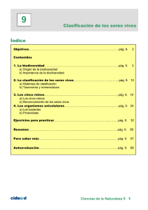 Clasificación de los seres vivos