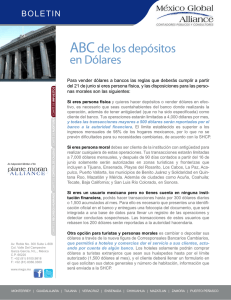ABC de los depósitos en Dólares