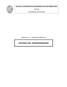 ESTUDIO DEL TRANSFORMADOR