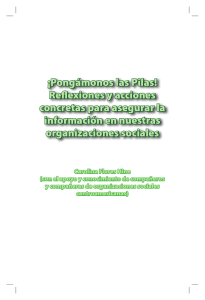 ¡Pongámonos las Pilas! Reflexiones y acciones concretas para