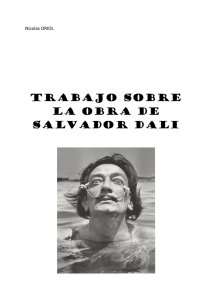 Trabajo sobre la obra de Salvador Dali