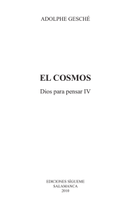 el cosmos - Ediciones Sígueme