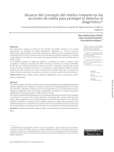 Alcance del concepto del médico tratante en las acciones de tutela