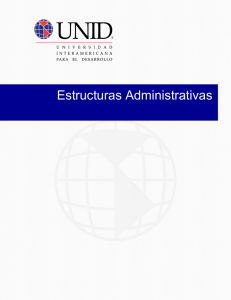 Estructuras Administrativas