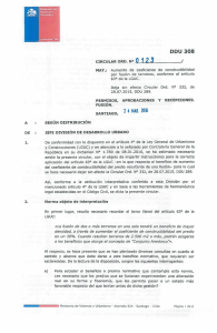 DDU 308. - Ministerio de Vivienda y Urbanismo