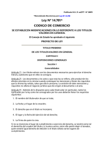 Ley 14.701 - Código de Comercio