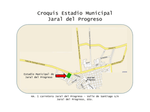 Croquis Estadio Munic Jaral del Progreso is Estadio Municipal aral