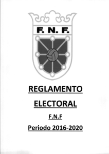 REG LAMENTO ELECTORAL - Federación Navarra de Futbol