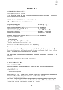 1 de 8 FICHA TÉCNICA 1. NOMBRE DEL MEDICAMENTO