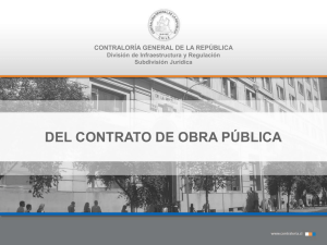 Contrato de Obra Pública - Contraloría General de la República