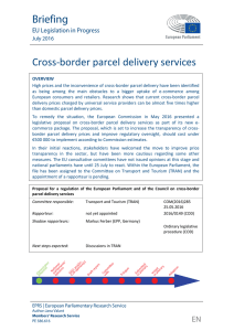 Cross-border parcel delivery services - European Parliament