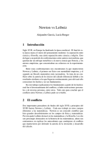 Leibniz contra Newton
