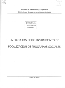 División Social - Departamento de Información Sociai