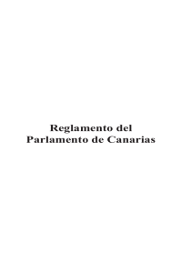 Reglamento del Parlamento de Canarias