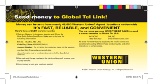 Send money to Global Tel Link!