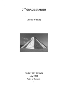 Spanish - Findlay City Schools