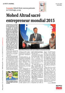 Mohed Altrad sacré entrepreneur mondial 2015