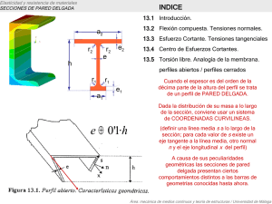 Secciones de pared delgada