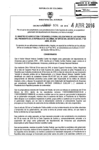 decreto 534 del 04 de abril de 2016