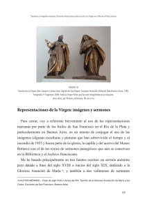 Representaciones de la Virgen: imágenes y sermones