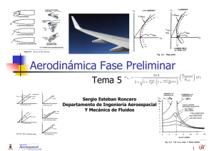 Aerodinámica Fase Preliminar - Departamento de Ingeniería