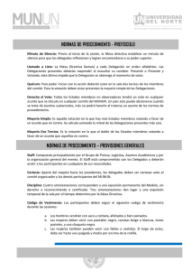 NORMAS DE PROCEDIMIENTO - PROTOCOLO NORMAS DE