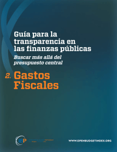 Gastos Fiscales - International Budget Partnership