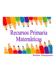 RECURSOS PRIMARIA MATEMÁTICAS