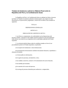 Tratado de Asistencia Judicial en Materia Penal entre la República
