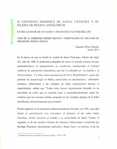 El CONVENTO DOMINICO DE SANTA CATALINA Y SU IGLlfSIA DE