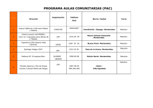 programa aulas comunitarias (pac)