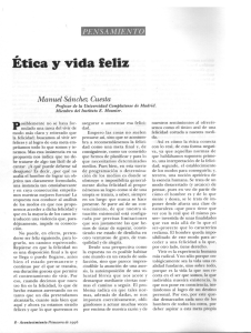 Ética y vida feliz - Instituto Emmanuel Mounier