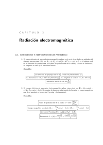Capítulo 2:Radiación electromagnética