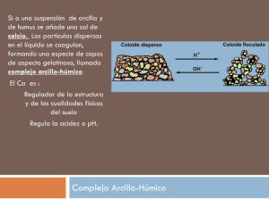 propiedadesquimicas complejo humico arcilloso