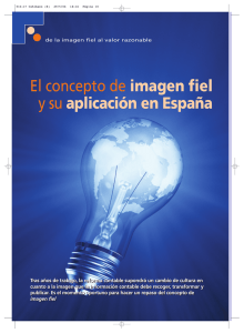 El concepto de imagen fiel y su aplicación en España