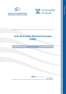 Crisis de la Unión Monetaria Europea (UME)