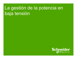 La gestión de la potencia en baja tensión