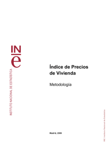 Índice de Precios de Vivienda - Instituto Nacional de Estadistica.