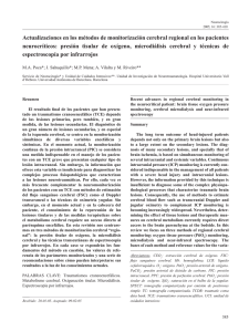 Actualizaciones en los métodos de monitorización cerebral regional