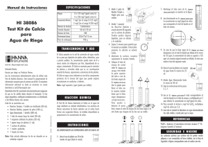 Manual HI 38086 - Hanna Instruments Colombia
