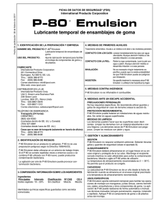 P-80 Emulsion - International Products Corporation