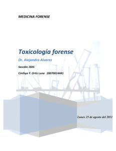 Toxicología forense