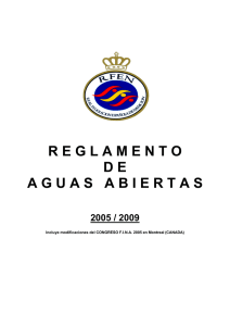 Reglamento Aguas Abiertas 2005-2009