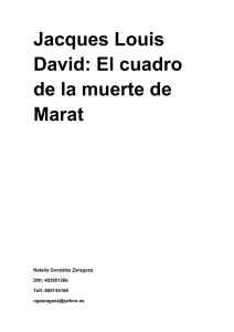 Jacques Louis David: El cuadro de la muerte de Marat