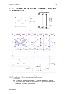 rectificacion trifasica de onda completa a tiristores