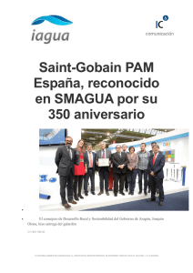 20160311_Iagua_Saint-Gobain PAM España, reconocido en