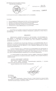 i.municipalidad de quinta normal secretaria municipal / decreto n